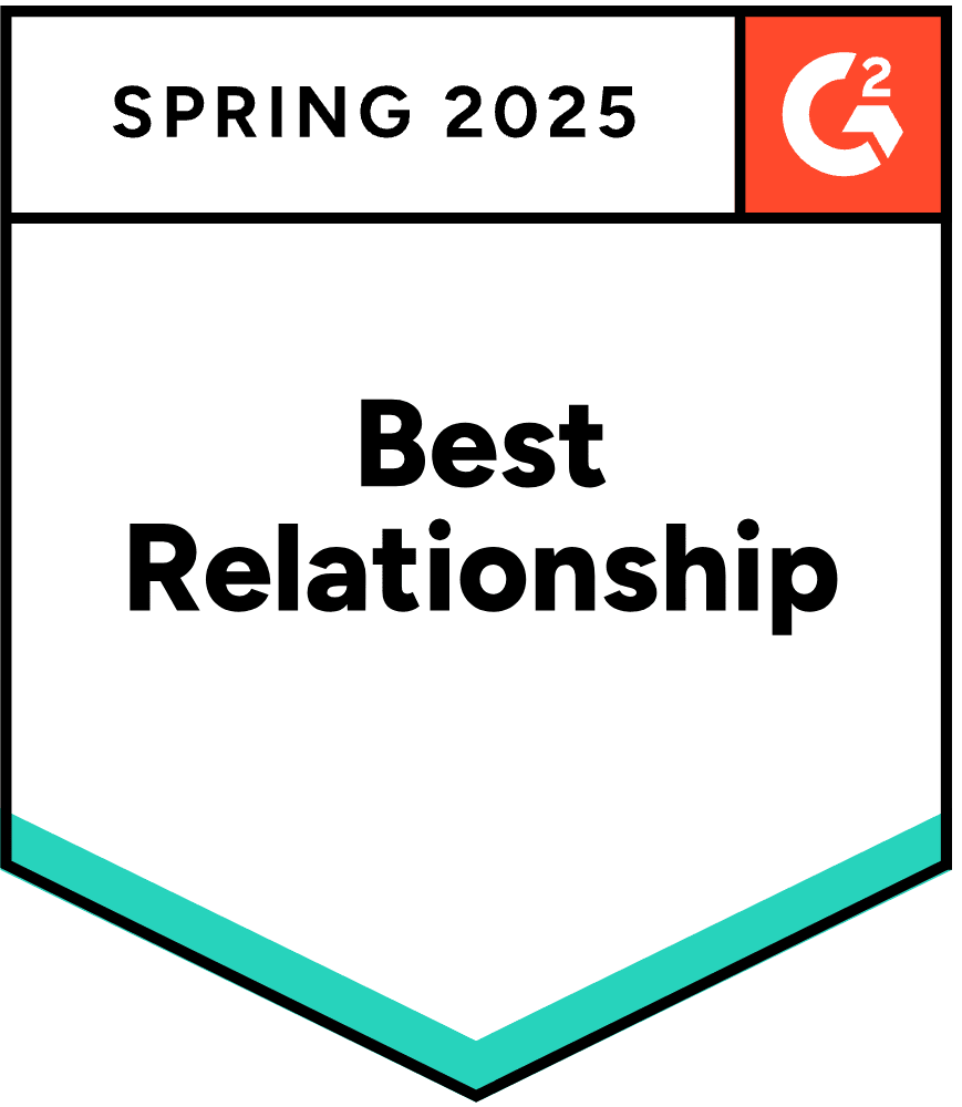 G2 Sales Best Relationship Spring 2025