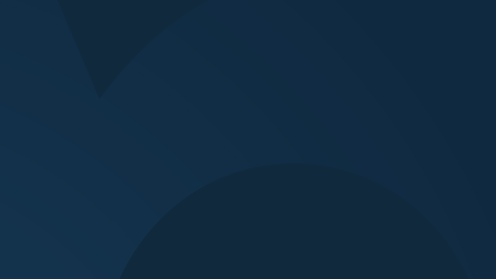 Dark blue background with an abstract arc pattern in a slightly lighter shade.