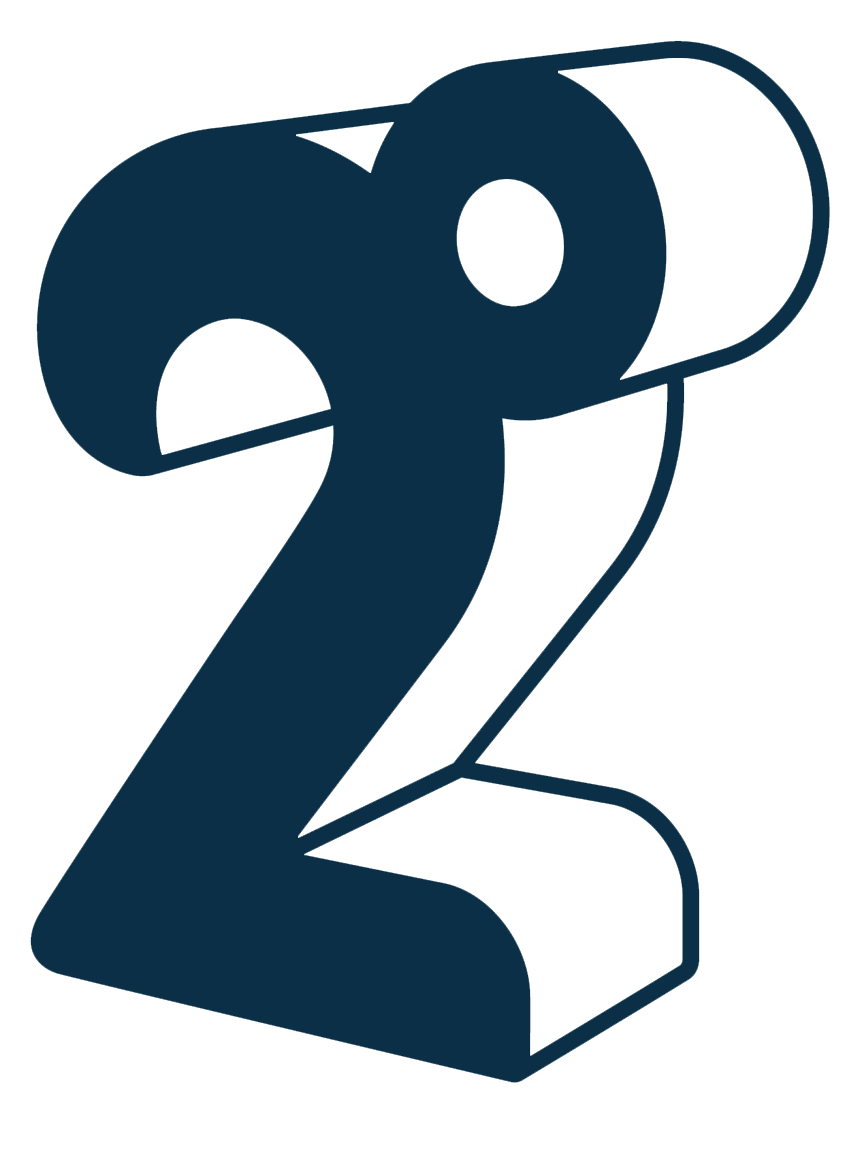 2 Degrees Dark Blue Logo